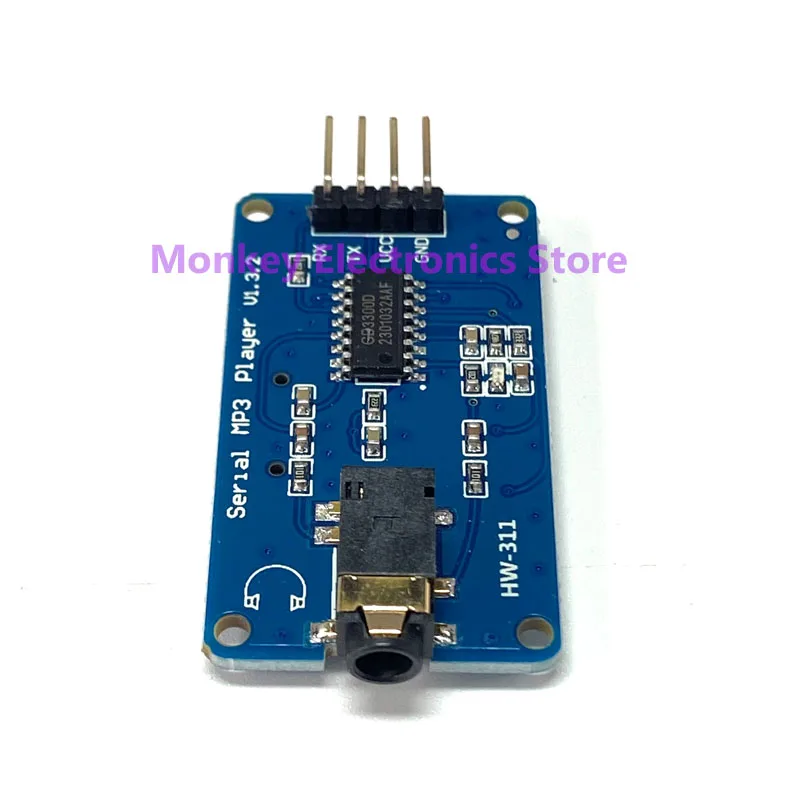 YX5300 совместимый с YX6300 UART TTL последовательный MP3 музыкальный плеер модуль Micro SD