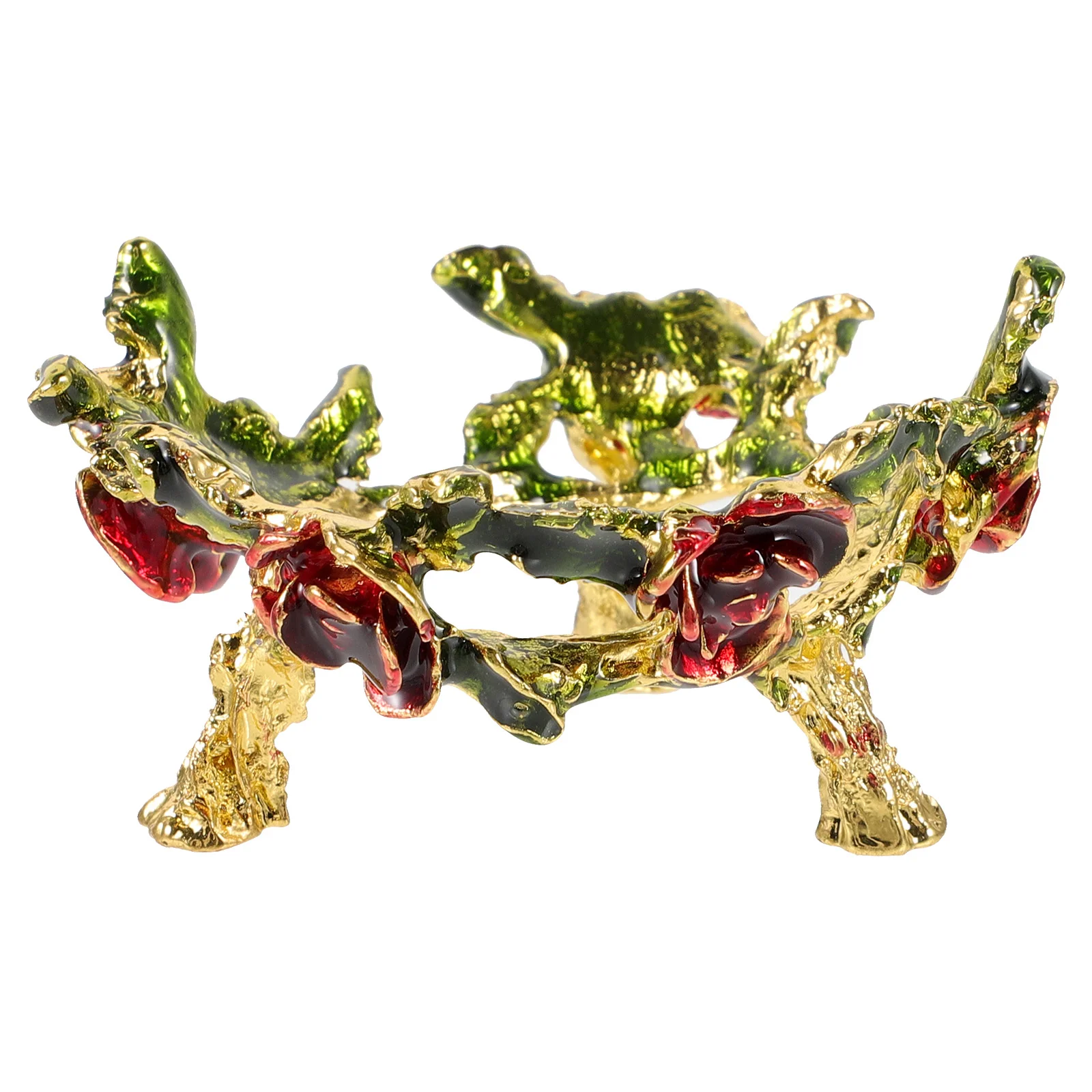 

Metal Desktop Bookshelf Stable Crystal Display Stand Gemstone Base
