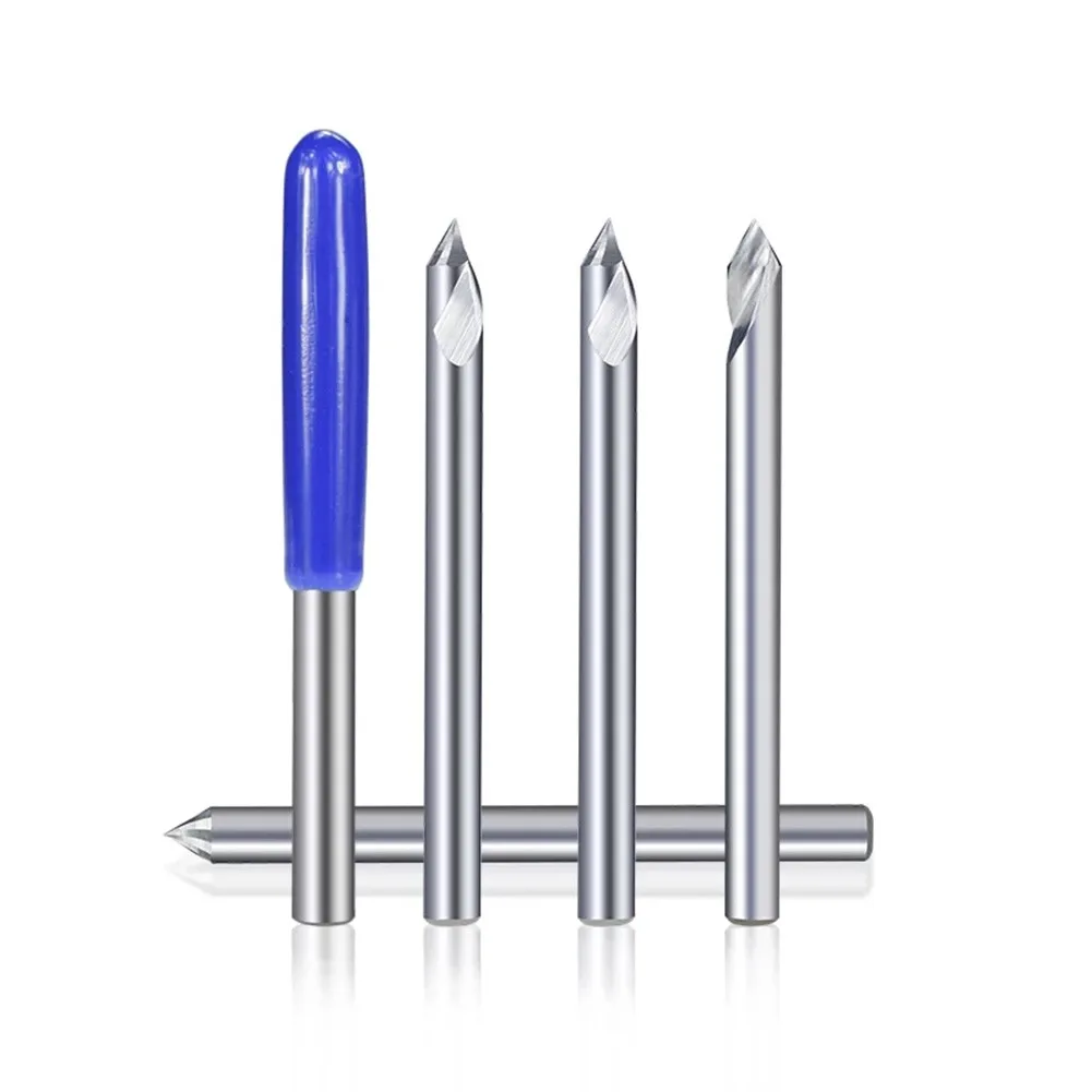 

Good Consistency Anti-bending Hardness Smooth Bit Engraving 0.1/0.2/0.3mm Tip No Burrs Sharp Wear-resistance 20/30/45/60 Degrees