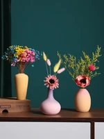 nordic home decor gradient ceramic vase room decor cachepot for flowers living room decoration wedding table decoration gift