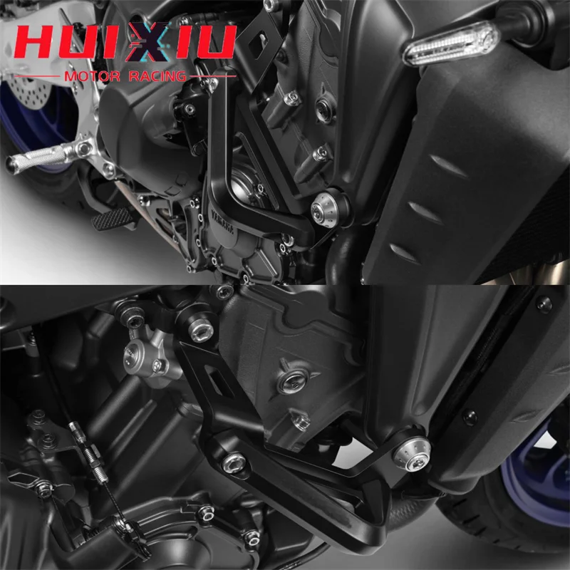 Для Yamaha MT-09 mt09sp 2021 2022 2023 мотоциклетная боковая защита двигателя полоса бака