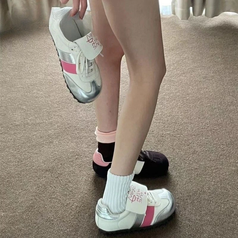 SHANPA Cute Puff Женская повседневная обувь из искусственной кожи с круглым носком