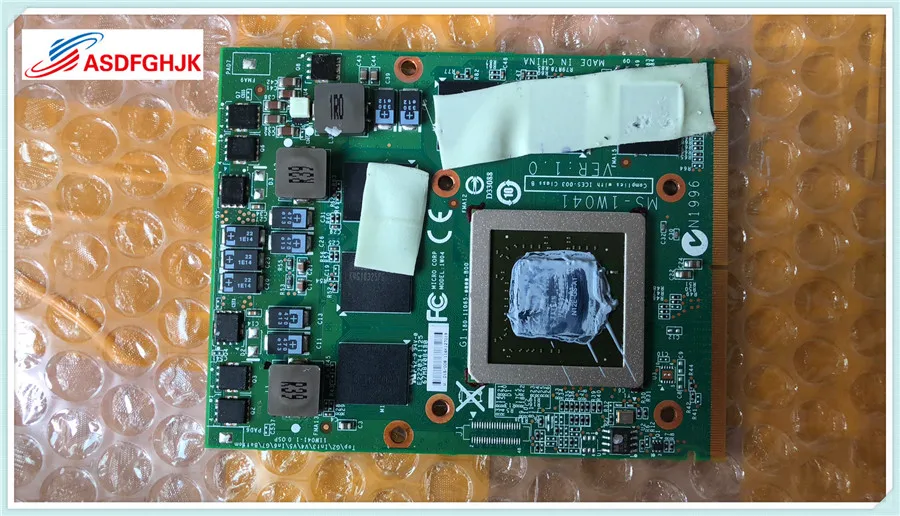 Видеокарта GTX 560M N12E-GS-A1 1 5G MS-1W041 VGA для MSI 16F1 16F2 1656 1727 GX740 GX640 GT660 GT780 GT663 GX660 GT680 GT683