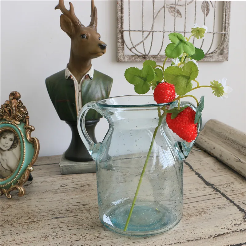 Искусственные фрукты клубника цветок ветка украшение для дома имитация растения