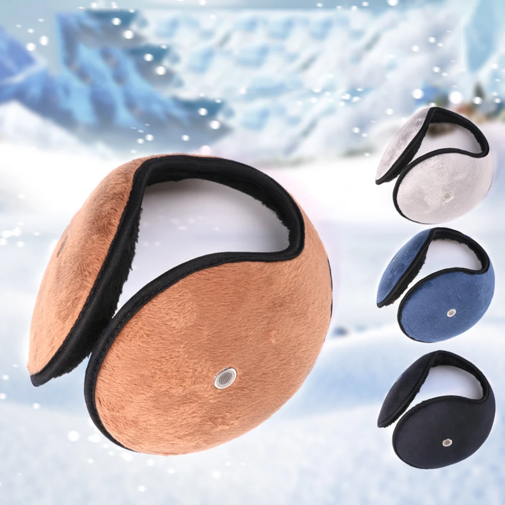 

Men Winter Earmuffs With Earpiece Ear Cover Protector Ear Mask Thicken Plush Soft Warm Earmuff Warmer Apparel Accessories