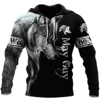 new fashion men wolf animal 3d printed hooded hoodies men womens shinning wolf design sweatshirts 3d harajuku hoody 37