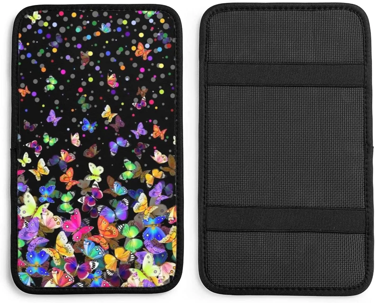 

kasdfms Car Armrest Cover Center Console Cover Pad Cute Arm Rest Covering Car Decor Accessories for Most Auto Vehicle SUV Truck