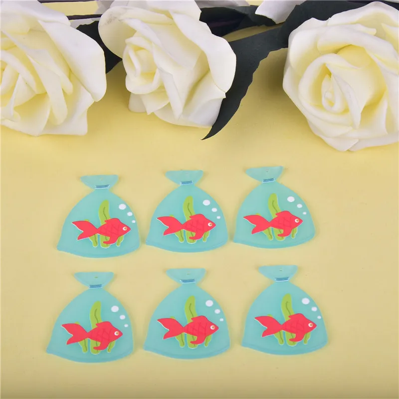 10 Подвесок в виде рыбьей сумки акриловые подвески океаническом стиле для