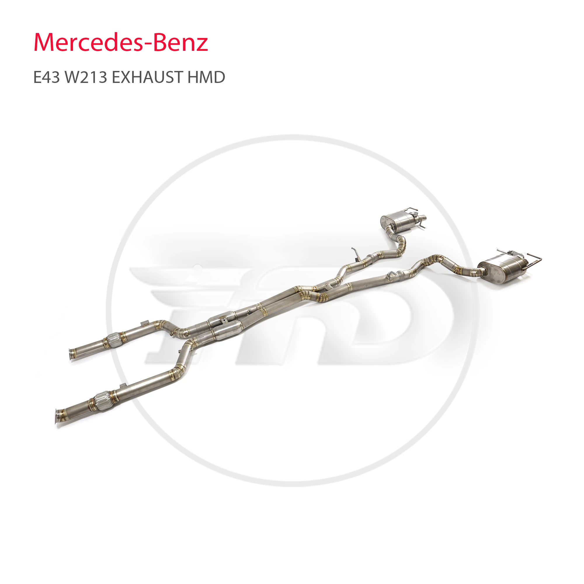 Выхлопная система HMD из титанового сплава Performance Catback для Mercedes Benz E43 W213 глушитель