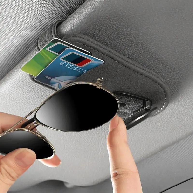 

Sunglass Holder For Car Auto Glasses Holder Universal Magnet Car Visor Sunglasses Clip Eyeglasses And Ticket Card Holder Clip
