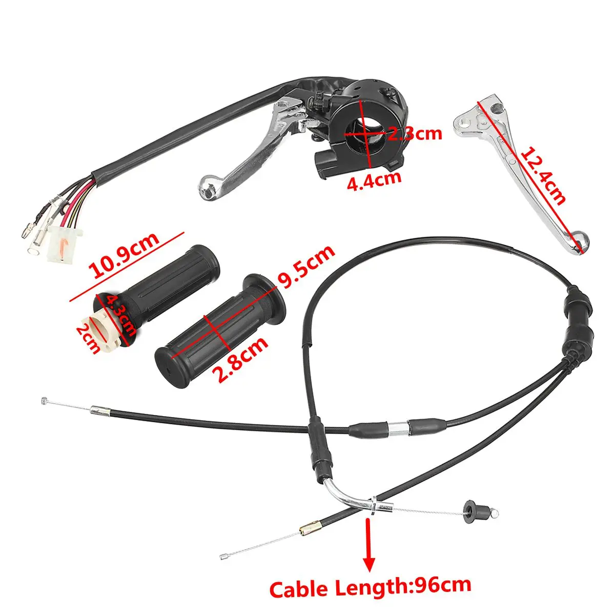 Рычаг тормоза мотоцикла трос дроссельной заслонки переключатель корпус в сборе