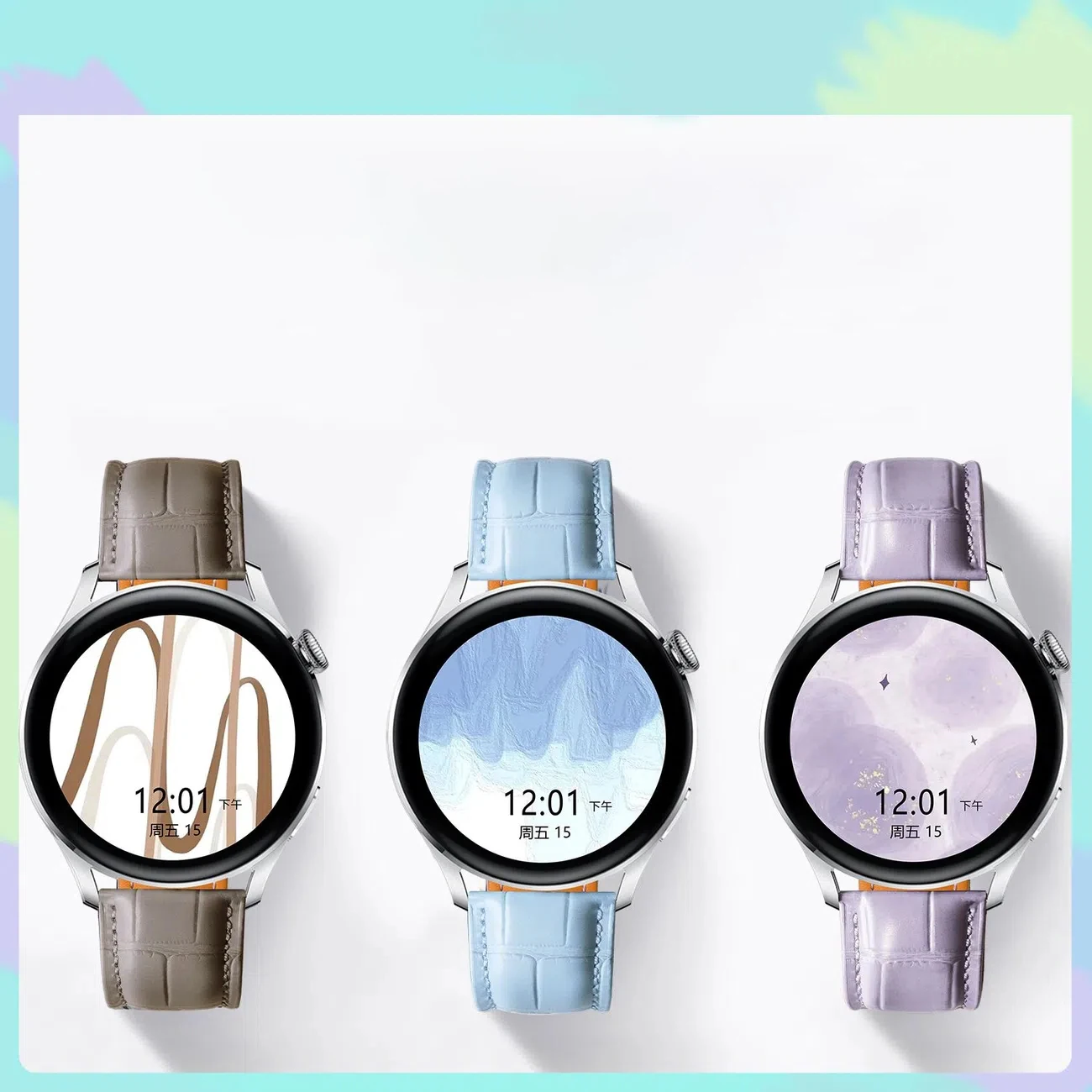 High Quality GT3 Wristband Premium Calfskin Leather Watchband for Huawei GT 3Pro GT2 Pro GT2 GT 20mm 22mm Strap Fine Steel Clasp