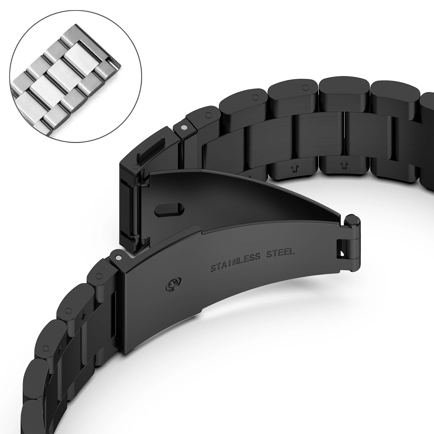 14/16/18mm 22mm 20mm 24mm Stainless Steel Strap for Samsung Watch 3 Active Band for Huawei GT2 Pro 42mm 46 Bracelet Accessories