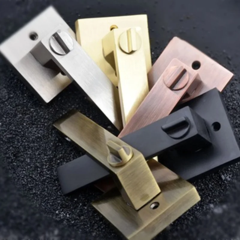 Замок для межкомнатной дверной ручки с сердечником/защелкой замок тремя