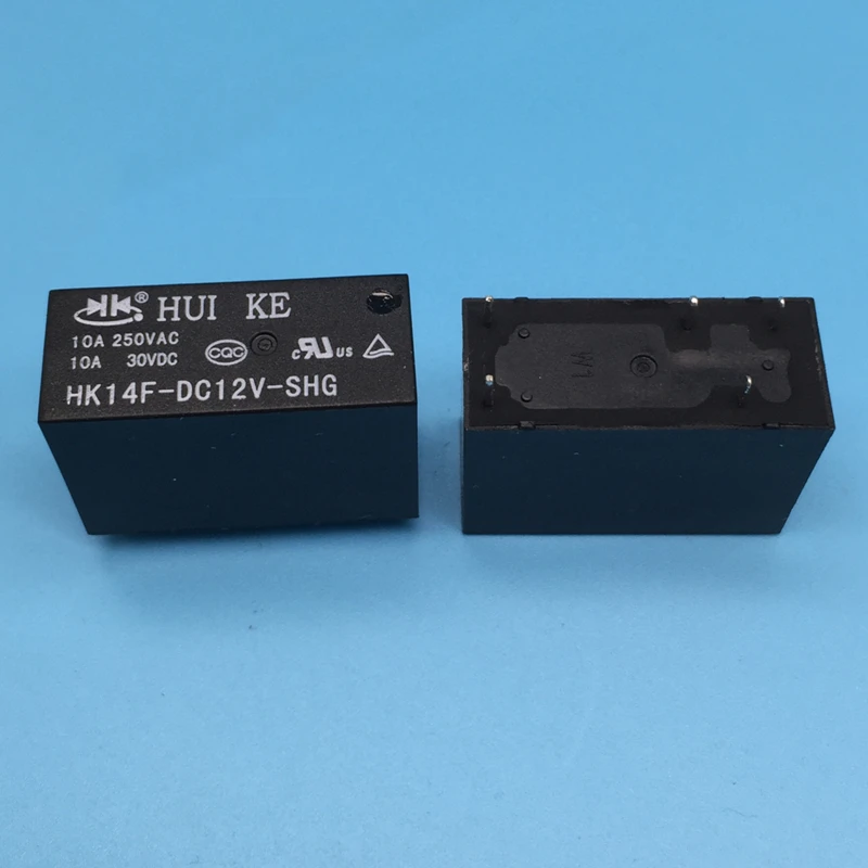 10 шт./лот реле мощности HUIKE HK14F-DC24V-SHG HK14F-DC12V-SHG HK14F-DC5V-SHG |