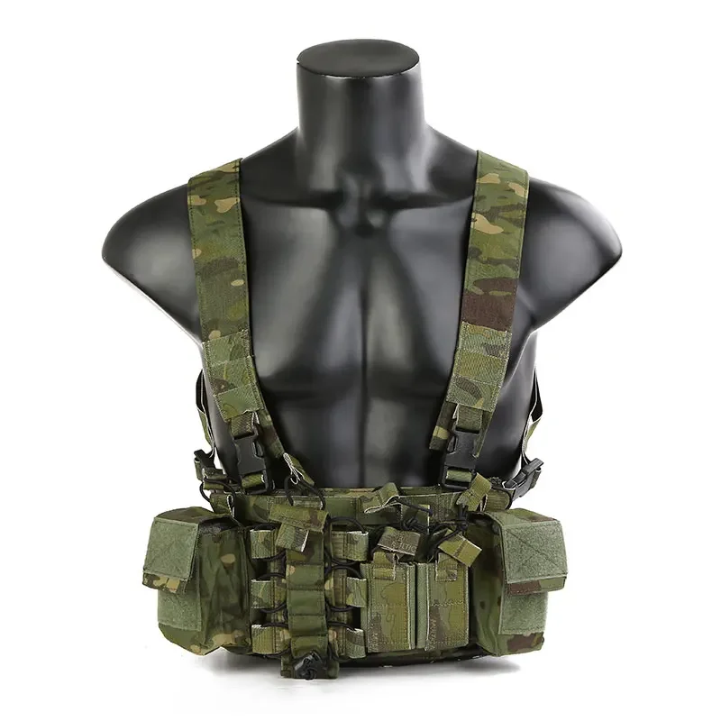 Фото Emersongear Chest Rig D3CR Rapid Assault Armor 5,56 Подсумок для рации Страйкбольный охотничий жилет-переноска Боевой тактический нейлон №3