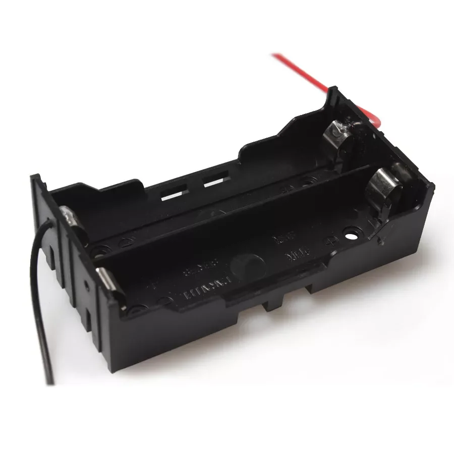 

NEW2023 100PCS/lot Wholesale Plastic DIY 18650 Battery Box With Wire Lead For 2 x 18650 Box Holder Leads Eletronic Digital