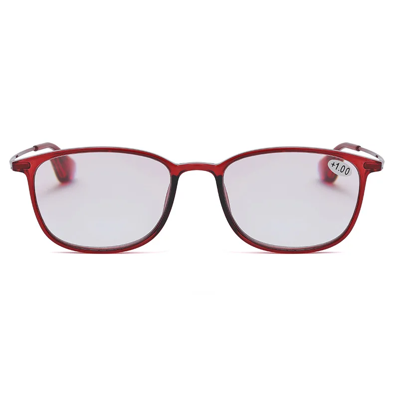 Модные женские очки для чтения с защитой от синего спектра красные фиолетовые