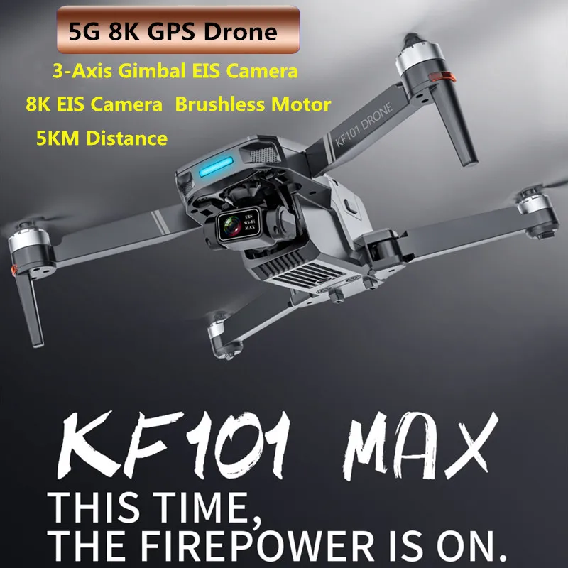 

Professional 8K HD EIS Camera Anti-Shake 3-Axis Gimbal 5G Brushless Motor Foldable RC Quadcopter 5KM Distance Support SD Card to