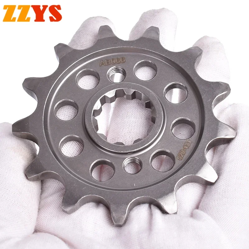 520 13T Зубная передняя звездочка звездное колесо шестерня для Suzuki Off Road GSX250 GSX250E GSX