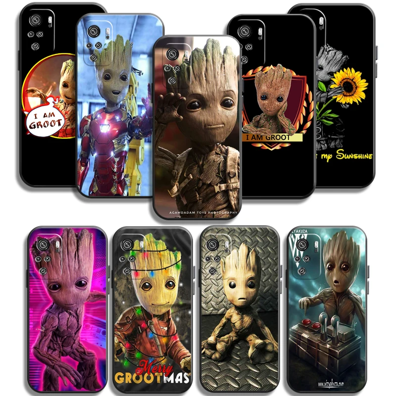 

Marvel Groot Cartoon Phone Cases For Xiaomi Redmi Redmi 7 7A Note 8 Pro 8T 8 2021 8 7 7 Pro 8 8A 8 Pro Back Cover Soft TPU