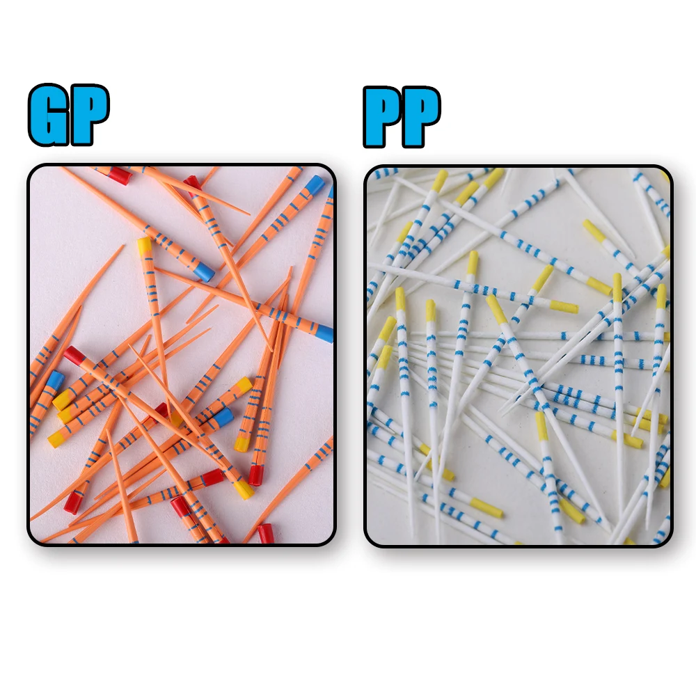 60 шт./кор. стоматологические точки Gutta смешанные 04 06 F конус 15-40 # F1F2F3 Впитывающая