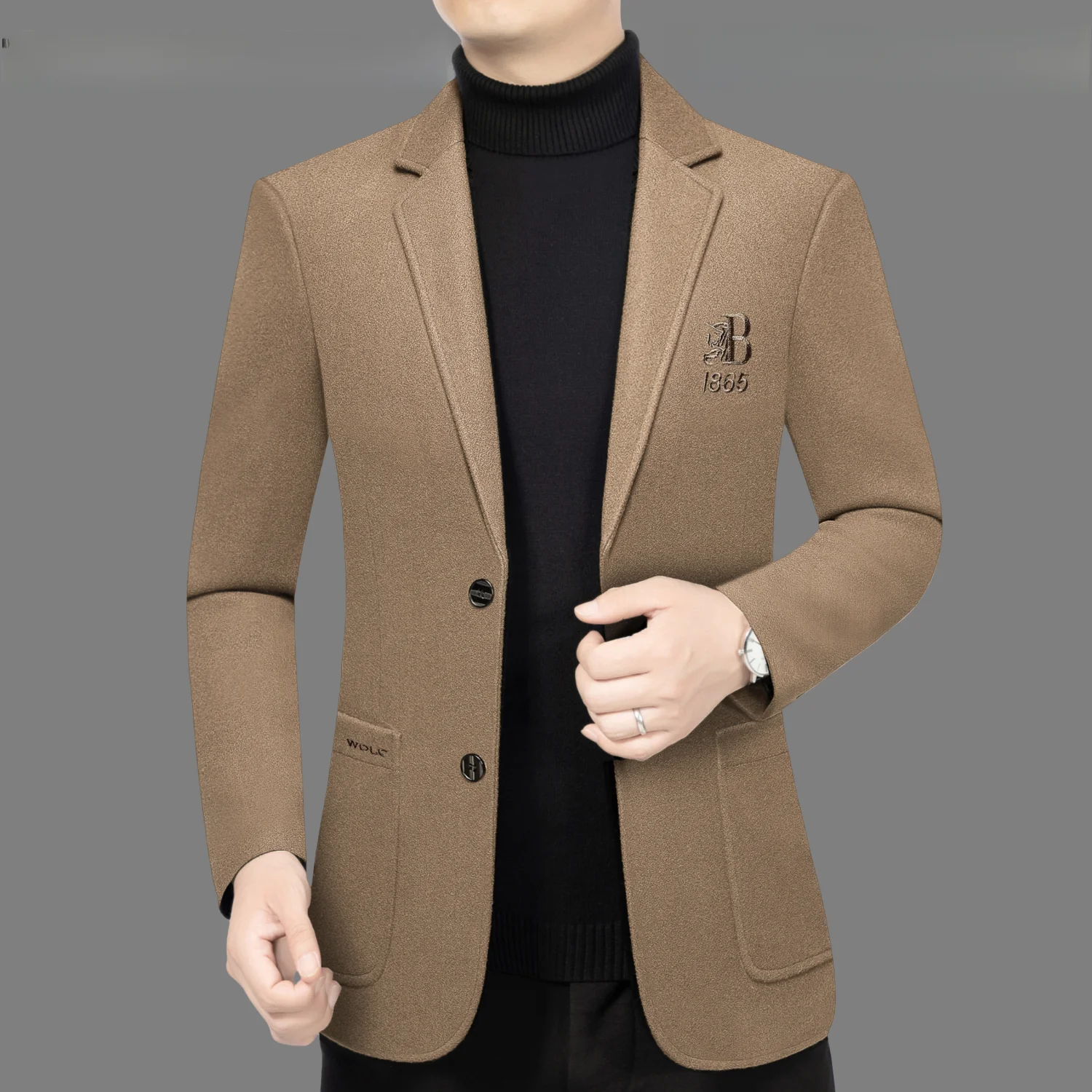 Мужской костюм Peimeng весенне-осенний новый повседневный корейский плотная