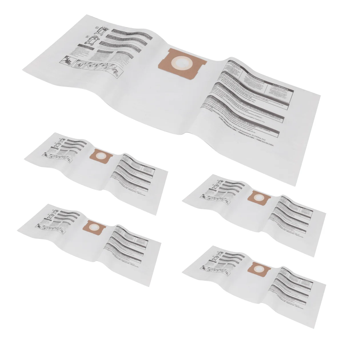 Вакуумные пакеты для сухой и влажной уборки 5 шт./упаковка