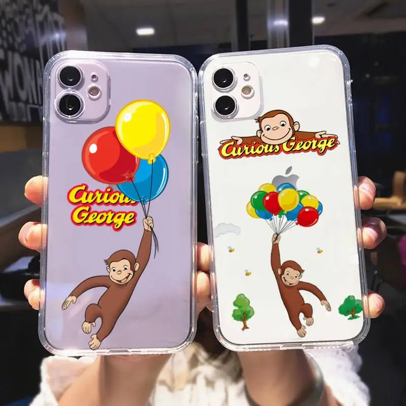 Прозрачный чехол для iPhone 11 12 Mini 13 14 Pro XS Max X 8 7 6s Plus 5 SE XR