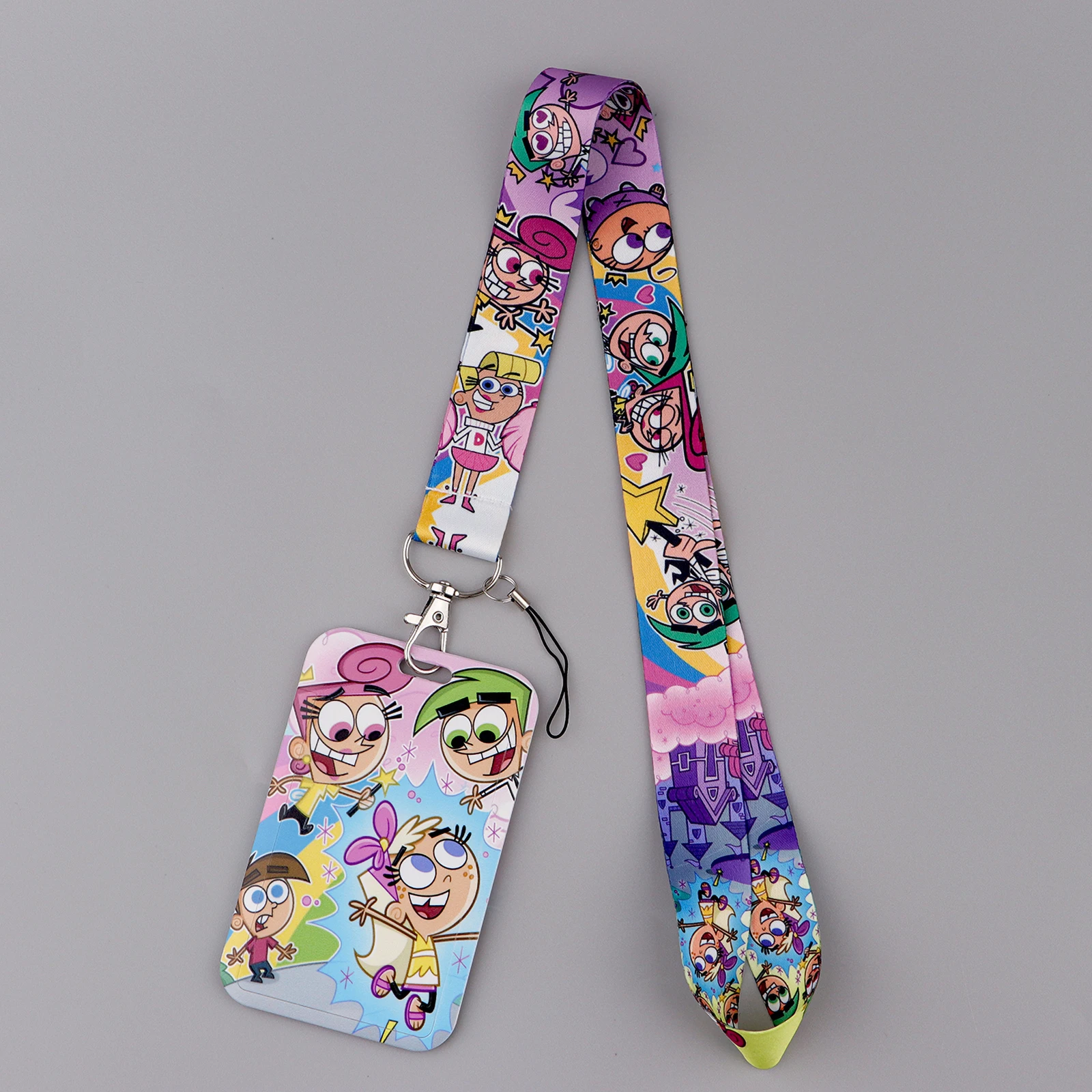 Грайливый Анимационный Брелок С Забавным Ремешком Металлический Держатель