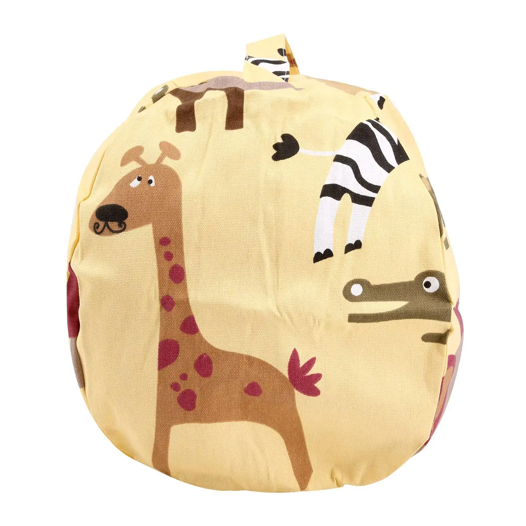 

1Pc Kids Stuffed Animal Plush Toy Storage Bean Bag Clothing Storage Bag Soft Pouch Stripe Fabric Chair