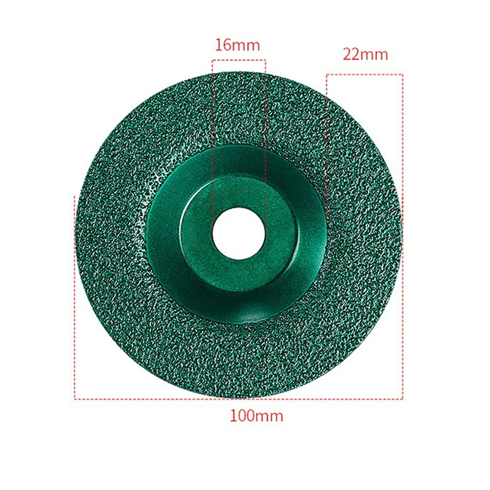 

Cutting Wheel Grinding Disc 100mm Abrasive Brazed Circular Saw Blade Cutting Disc Diamond Polishing Diamond Disc
