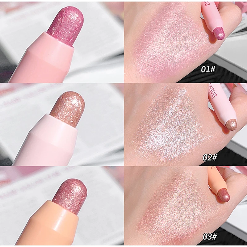 Перламутровые мерцающие тени для век водостойкие блестящие профессиональные