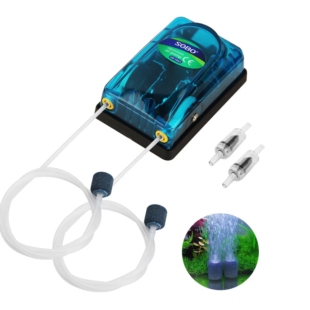

Aquarium Accessoires 220-240V Silent Oxygen Pump Aquarium Fish Tank Transparent Silent Oxygen Pump Cleaning Tools