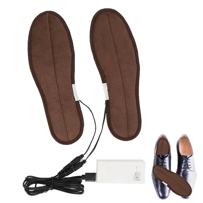 

Стельки с электрическим подогревом для мужчин и женщин, Зимние Стельки С Подогревом для обуви, для спорта на открытом воздухе, подогрев ног