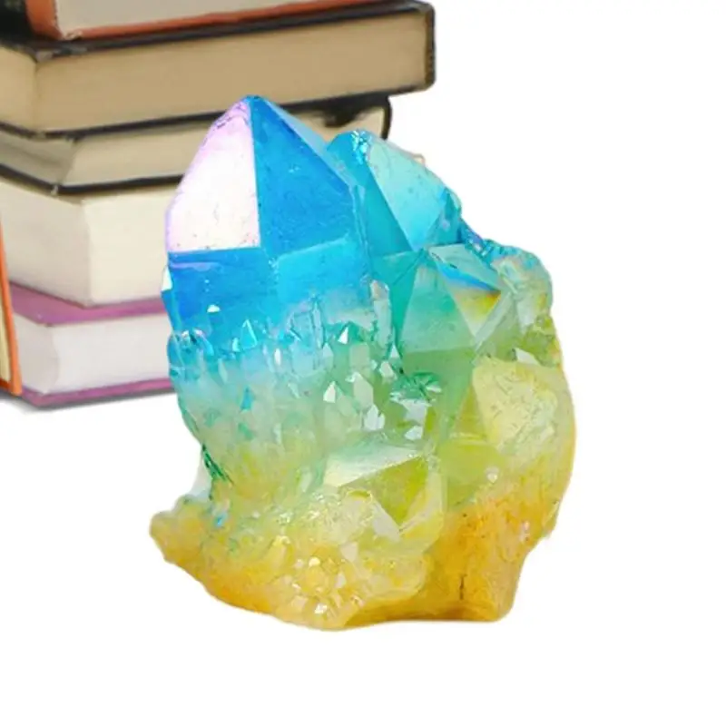 

Natural Crystal Cluster Quartz Raw Minerals Specimen Irregular Shape Rough Rock Stone Reiki Ornament Home Decoration Random