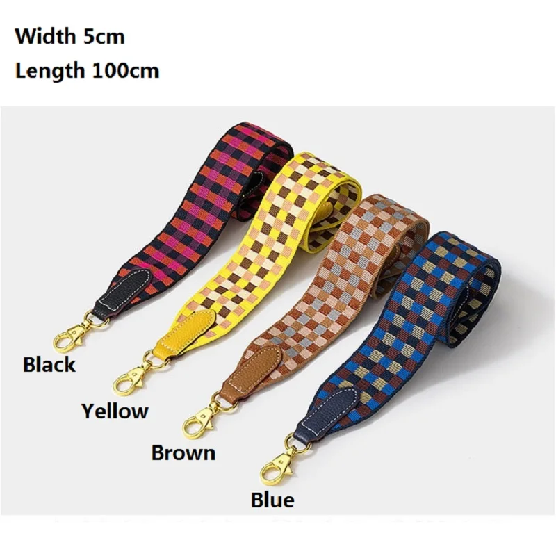Free Shipping  Width 5cm Fashion Bag Belt Women Bag Strap Replace Handbag Schoolbag Chains Length 100cm