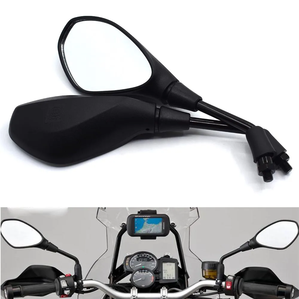 

Universal 10mm Motorcycle Rearview Mirrors Scooter E-Bike Rearview Mirror for BMW F800GS F800R F800GT F800ST F800S F700GS F650GS