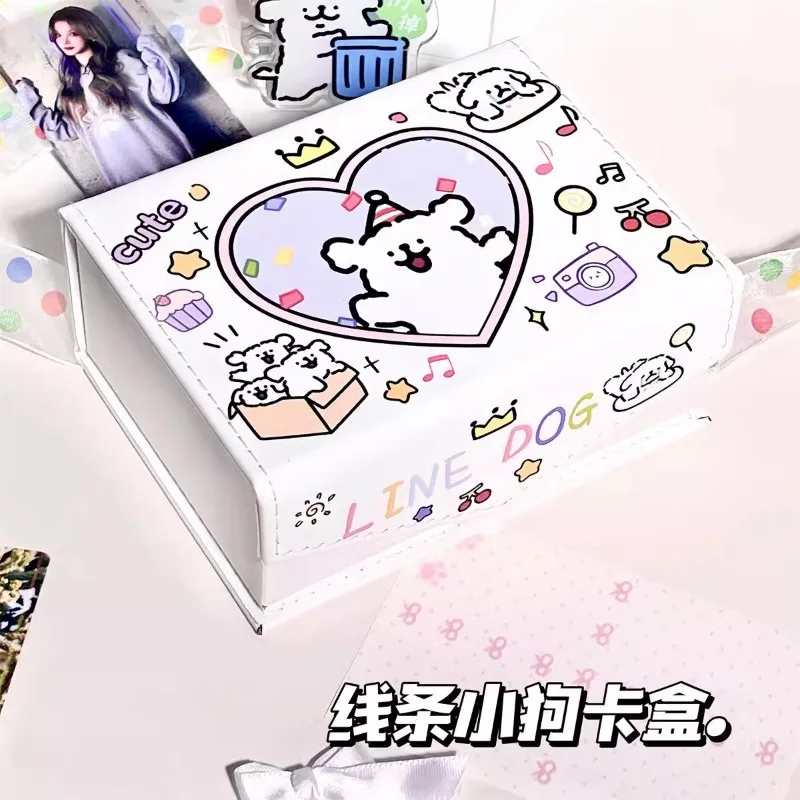 Пони Бао ли мультфильм pu кожаная коробка для хранения карт студенческий Рабочий