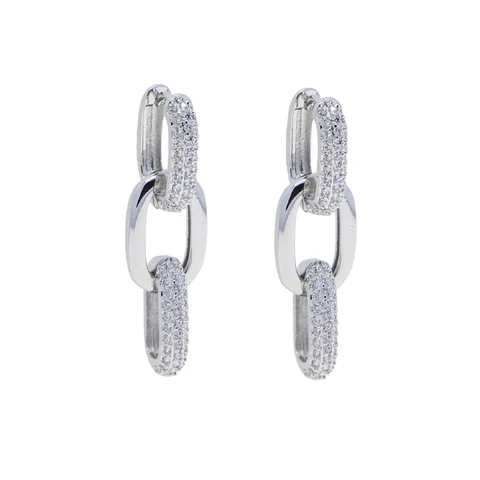 Женские серьги-кольца в Корейском стиле, модные висячие украшения с золотым и платиновым покрытием и кубическим цирконием, дизайнерские ювелирные украшения