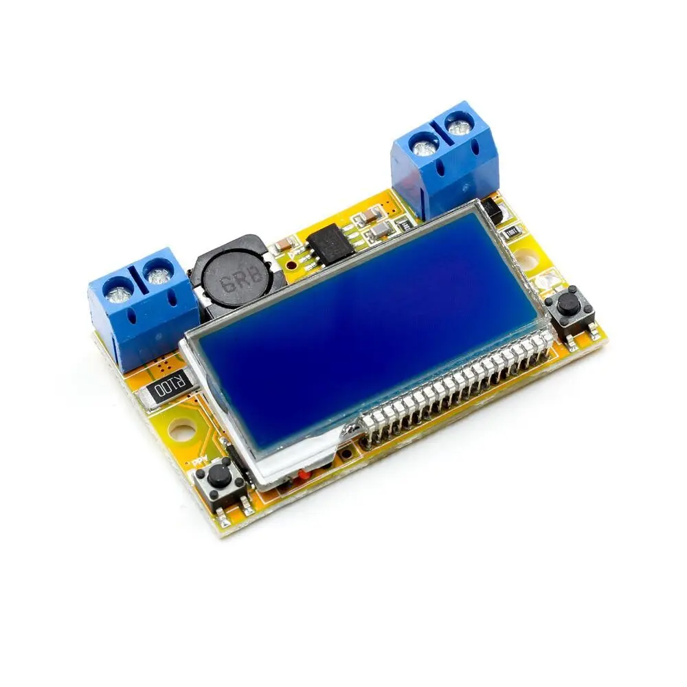 Внешний понижающий преобразователь напряжения с двойным дисплеем 5-23 В до 0-16 5 3 а