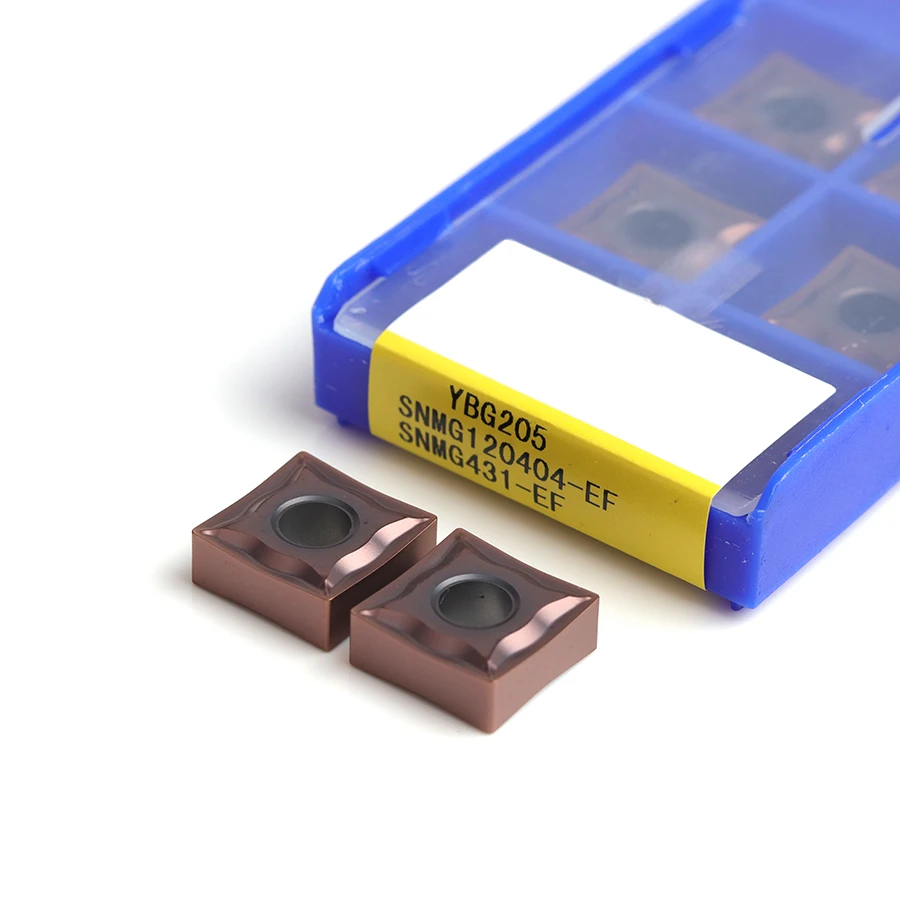 

SNMG120404-EF SNMG120408-EF SNMG120412-EF YBG205 CNC Lathe Carbide Inserts External Turning Tool M20-M40 Process Stainless Steel