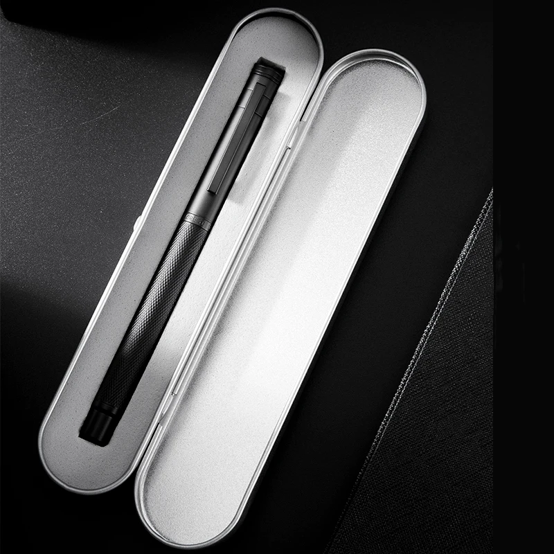 

Hongdian Black Forest металлическая перьевая ручка EF/F/изогнутое перо