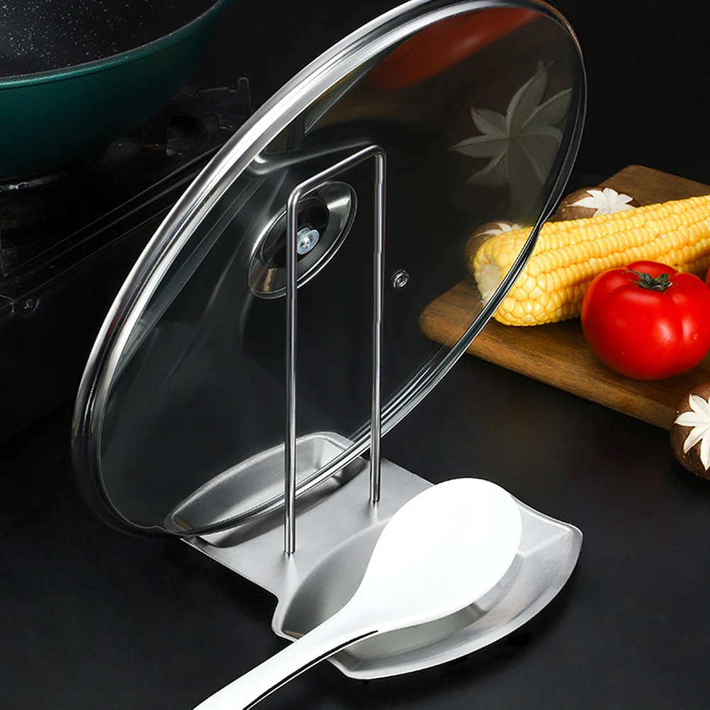 Съемная полка для крышек кастрюль из нержавеющей стали