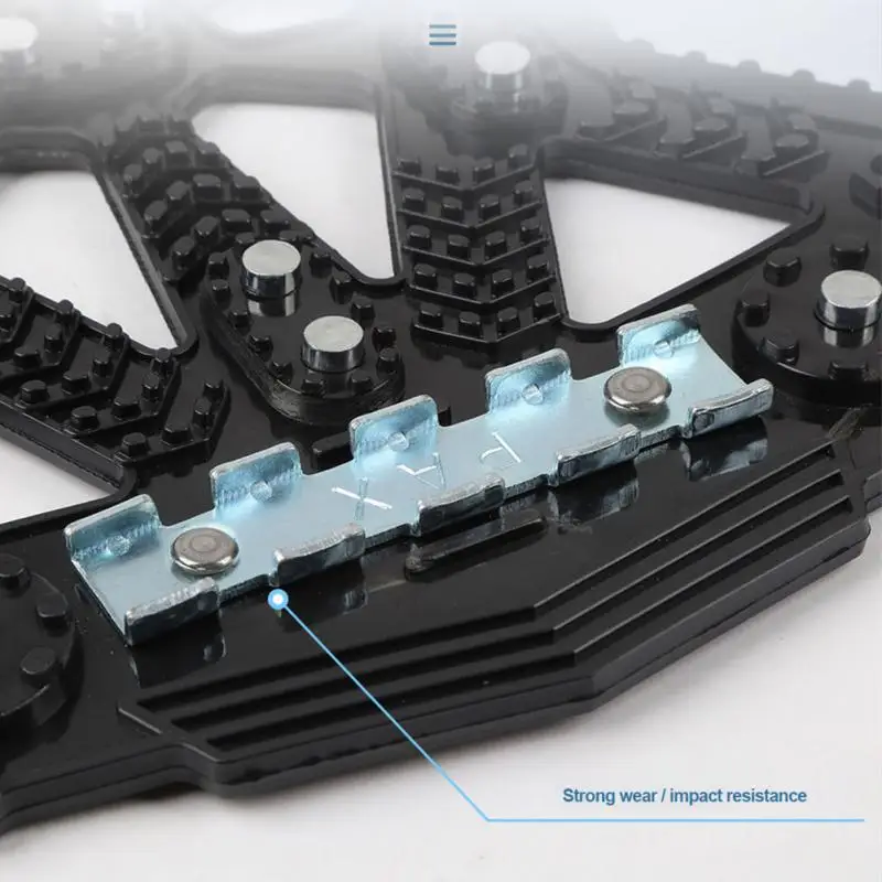 

Universal Type Oxford Snow Chain Anti-Skip Belt Car Tire Anti-skid Chains Steel Plate Gear Type Snow Chain Car Accessories