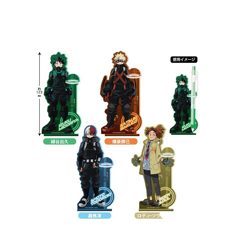 

My Hero Academia Midoriya Izuku Katsuki Shoto Todoroki Anime Acrylic Stand Figure Plate Collection Model Toy Gifts Cosplay