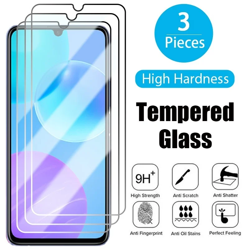 

Закаленное стекло для Honor 10 lite 20 pro 10i X 30 9 P40 view 20, Защитное стекло для экрана Huawei Honor 50 9a 10X 20 s, стекло, 3 шт.