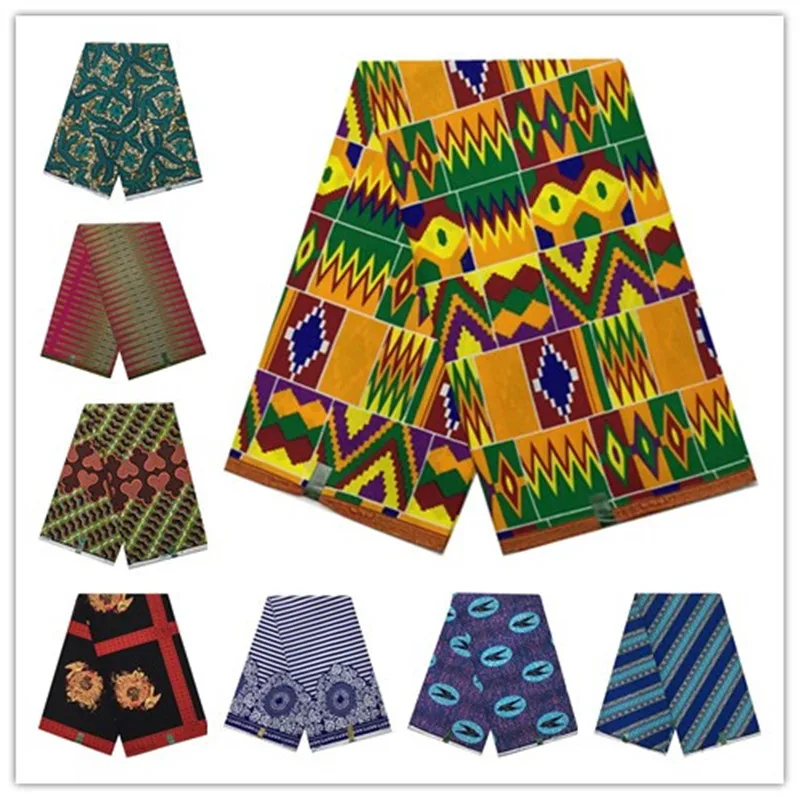 

100% cotton new original wax fabric african print fabric tissue wax fabric 2022 wholesale african wax ankara material 6yard 2211