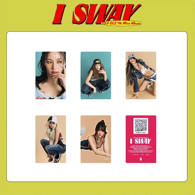 5 шт./набор альбом для девочек в стиле KPOP