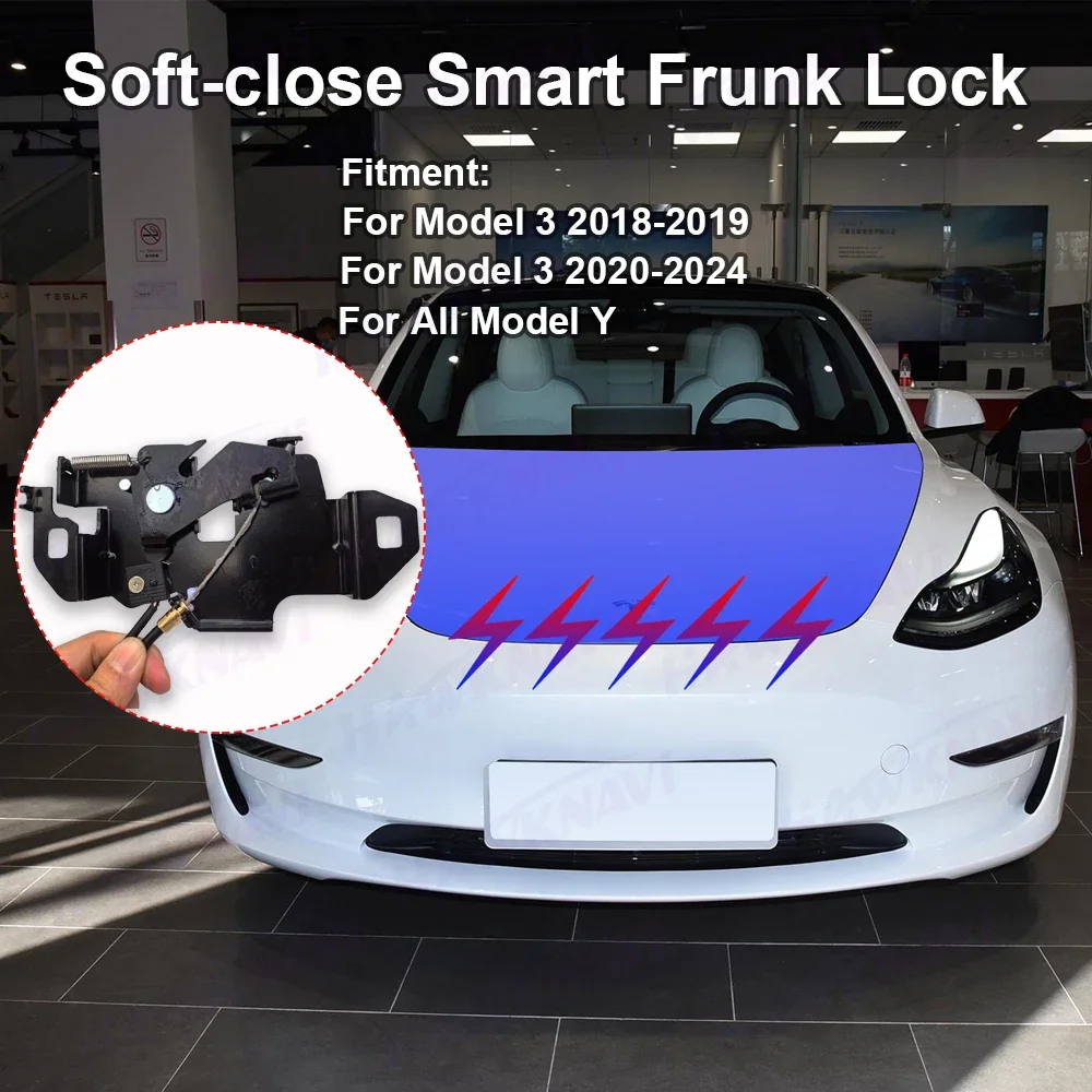 Hawknavi Upgrade 2 0 умный передний электрический всасывающий замок для Tesla Model 3 Y мягкая